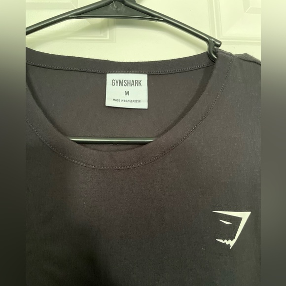 NWOT Gymshark workout side tie tee, M, Black - Picture 3 of 7